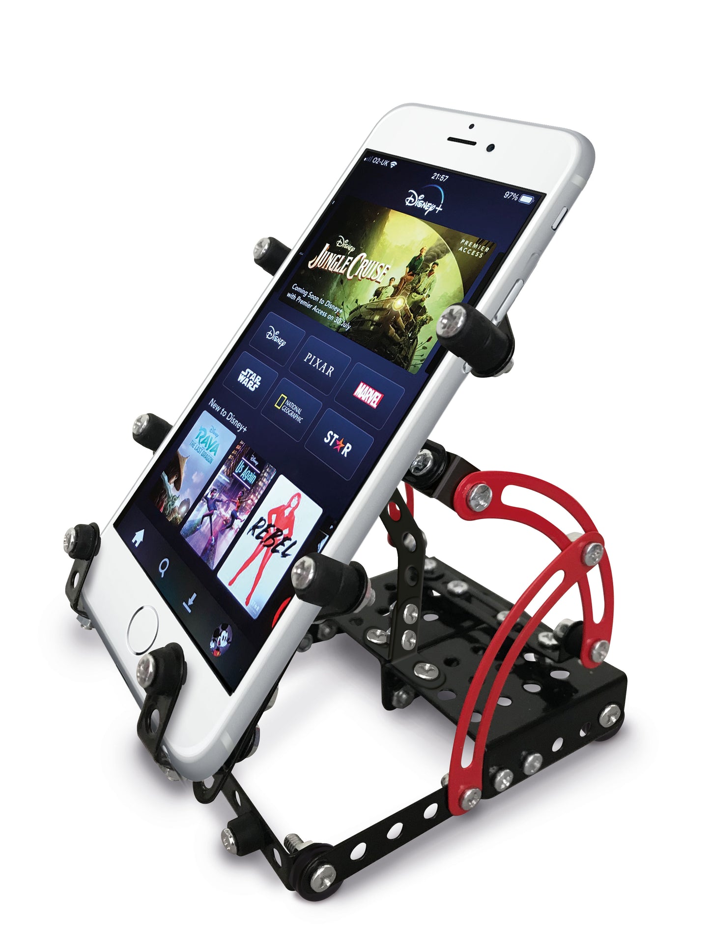 Make Your Own Metal Mobile Phone Holder - Black Display Box x6 (units)