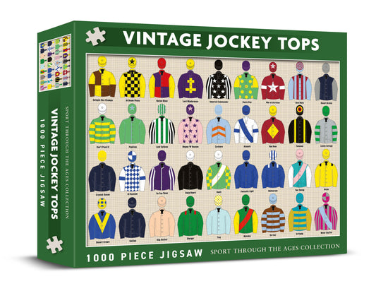 Vintage Jockey Tops 1000 Piece Jigsaw Puzzle (MINIMUM ORDER QUANITY x 4 UNITS )