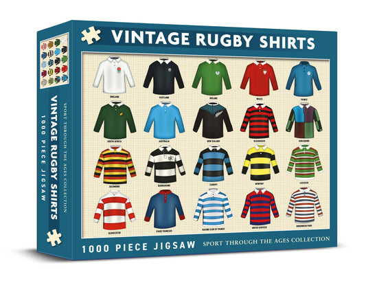 Vintage Rugby Shirts 1000 Piece Jigsaw (MINIMUM ORDER QUANITY x 4 UNITS )