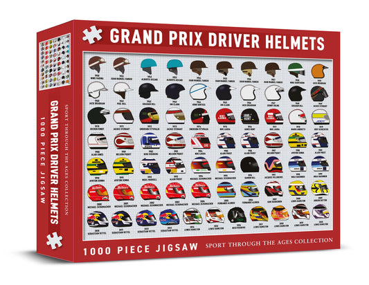 Grand Prix Driver Helmets 1000 Piece Jigsaw (MINIMUM ORDER QUANITY x 4 UNITS )
