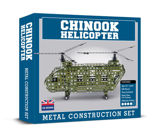 Chinook Helicopter Metal Construction Set (MINIMUM ORDER QUANITY x 4 UNITS )
