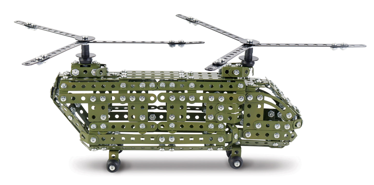 Chinook Helicopter Metal Construction Set (MINIMUM ORDER QUANITY x 4 UNITS )