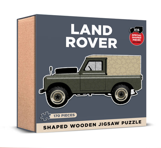 Land Rover Shaped Wooden Jigsaw (MINIMUM ORDER QUANITY x 4 UNITS )