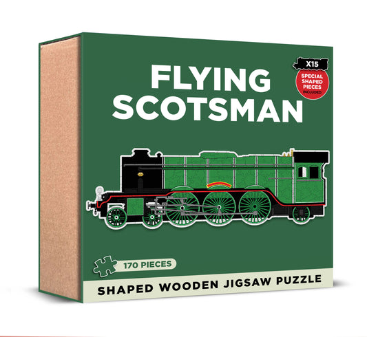 Flying Scotsman Shaped Wooden Jigsaw (MINIMUM ORDER QUANITY x 4 UNITS )