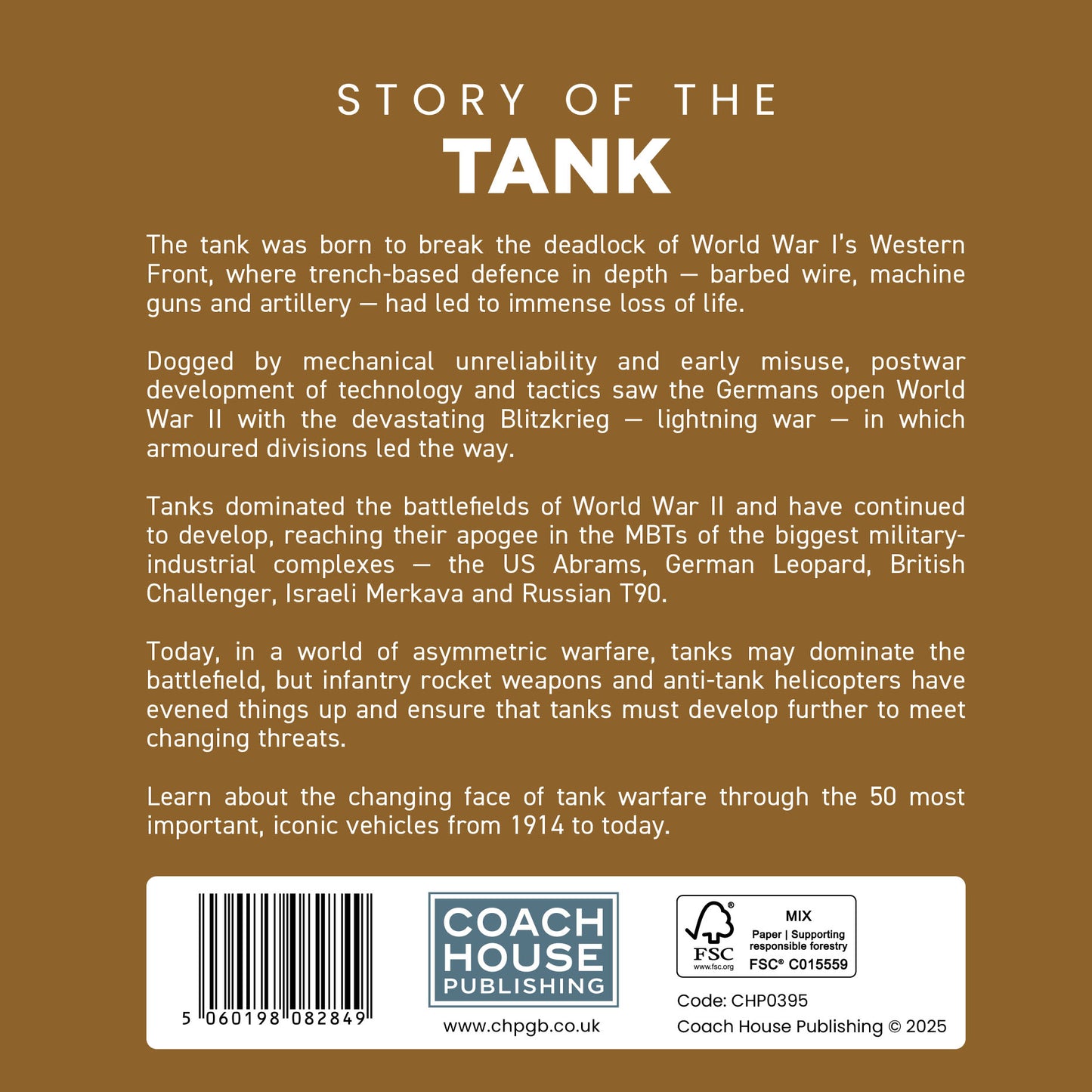 Story of the Tank Hardback Book (MINIMUM ORDER QUANITY x 4 UNITS )