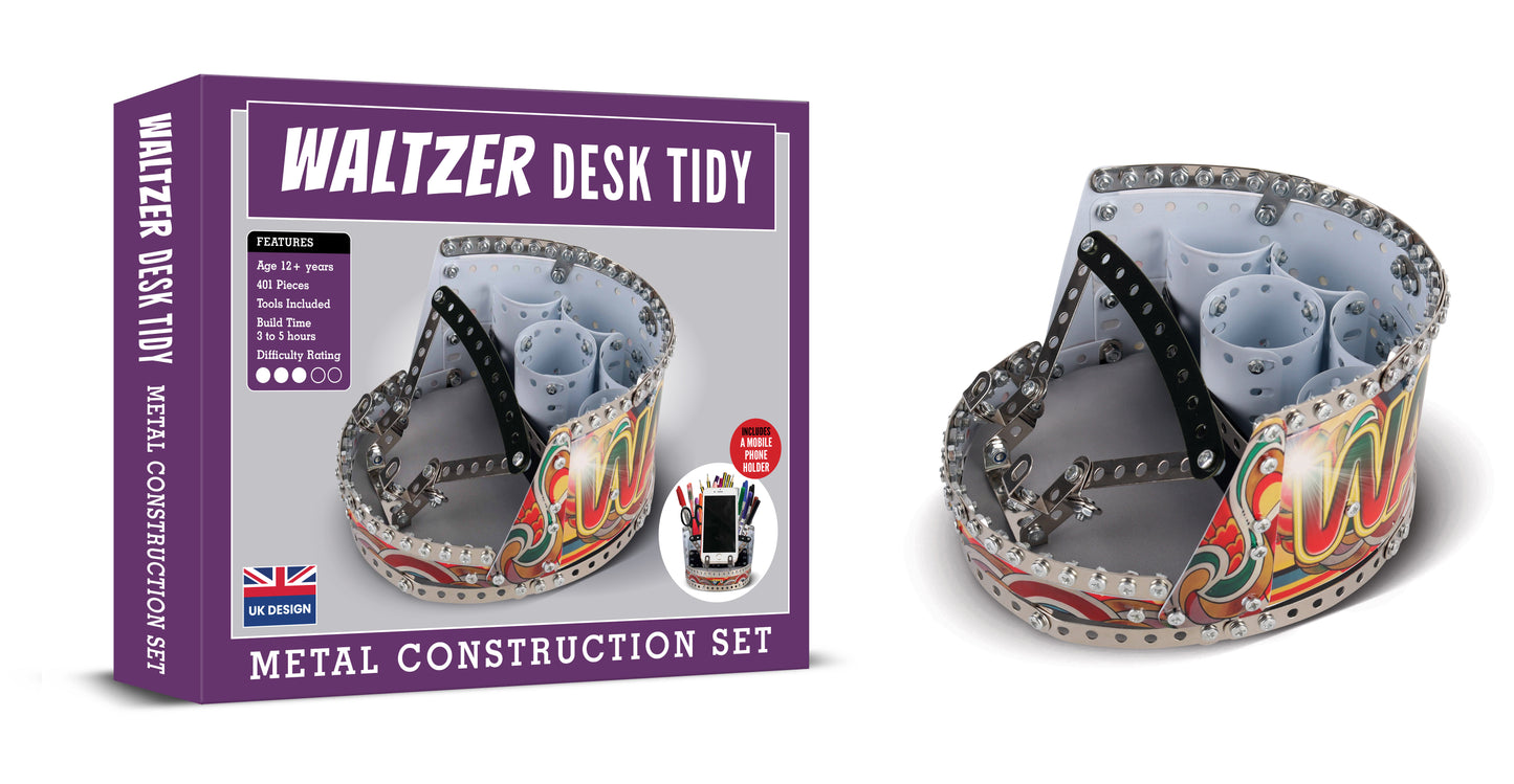 Waltzer Desk Tidy Metal Construction Set (MINIMUM ORDER QUANITY x 4 UNITS )