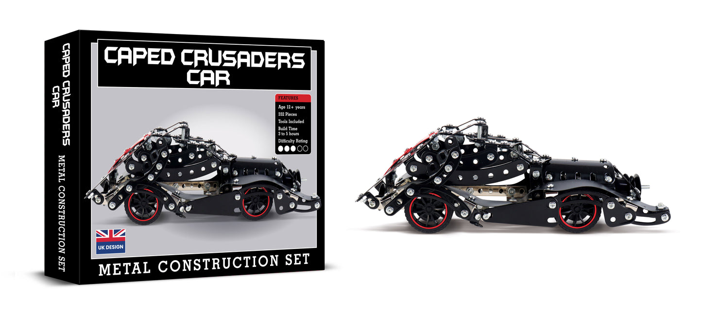 Caped Crusaders Car Metal Construction Set (MINIMUM ORDER QUANITY x 4 UNITS )
