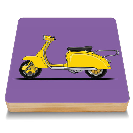 Scooters Bamboo Drinks Coaster