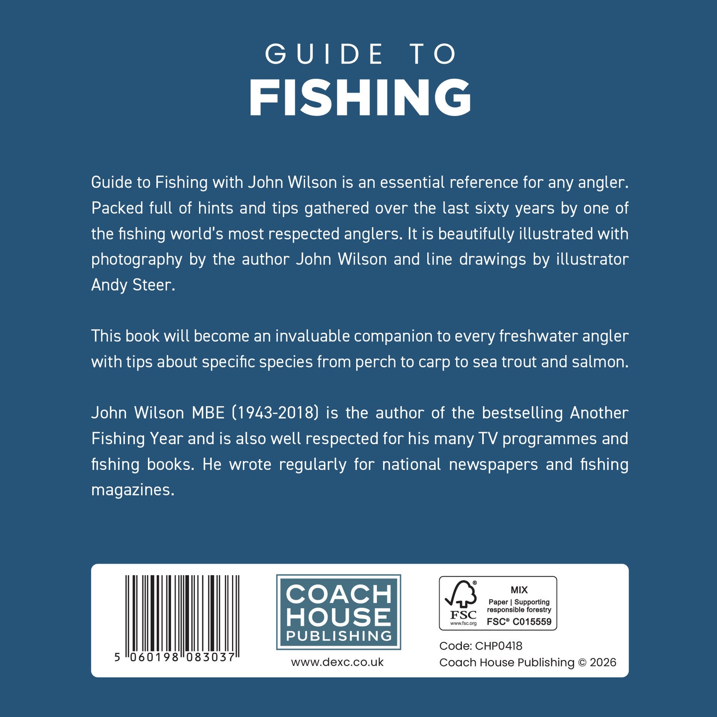 Guide to Fishing Hardback Book (MINIMUM ORDER QUANTITY x 4 UNITS )
