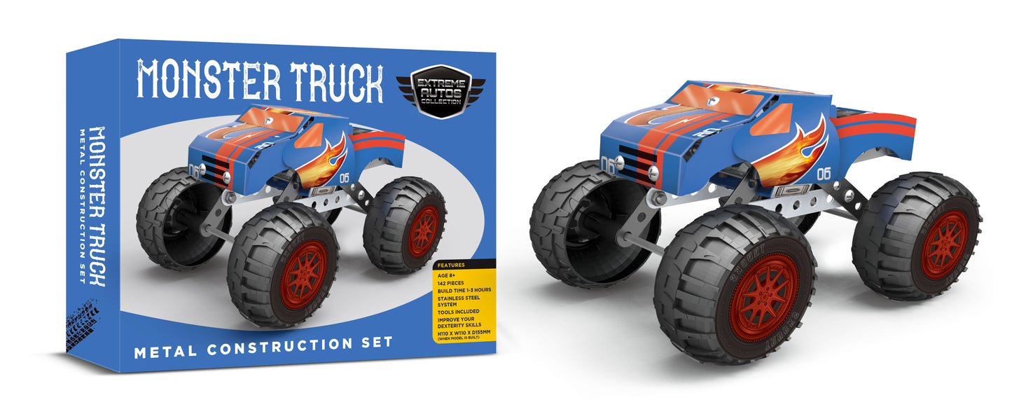 Monster Truck Metal Construction Set (MINIMUM ORDER QUANITY x 5 UNITS )