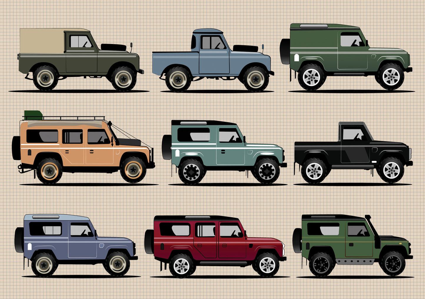 Land Rover 99 Piece Jigsaw ( MINIMUM ORDER QUANITY x 4 UNITS )