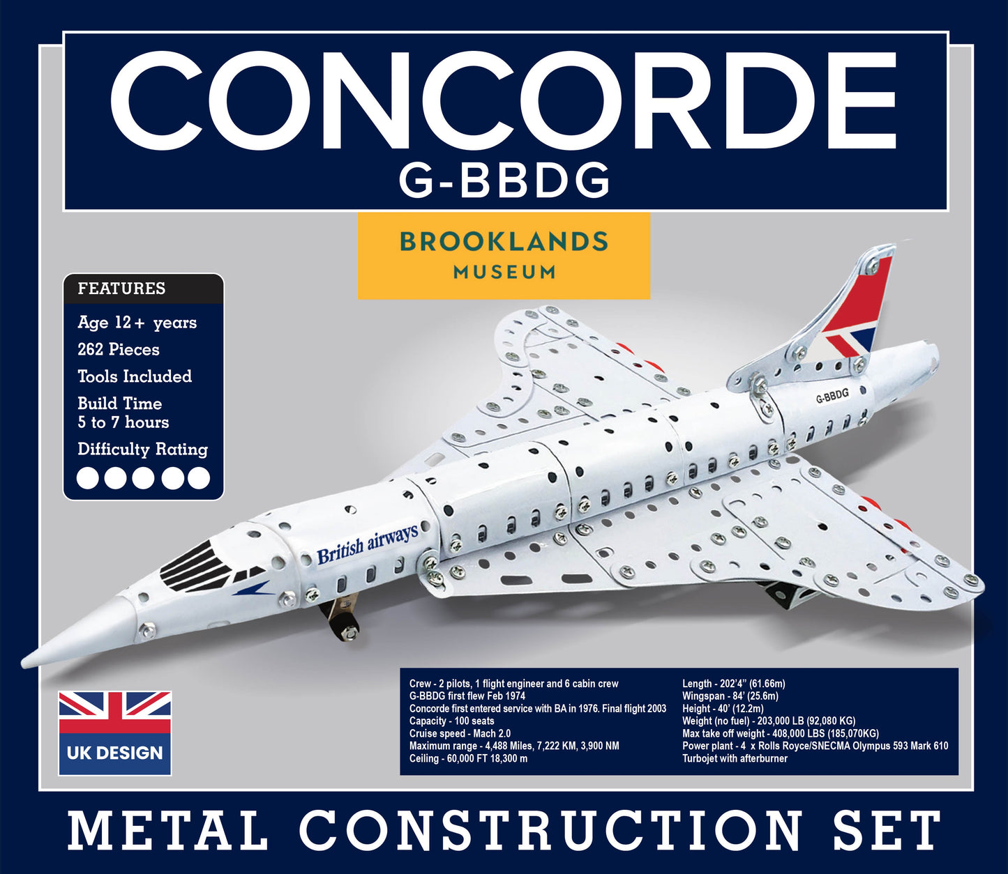 Concorde Metal Construction Set (MINIMUM ORDER QUANITY x 4 UNITS )