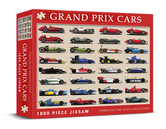 Grand Prix Racing Cars 1000 Piece Jigsaw Puzzle (MINIMUM ORDER QUANITY x 4 UNITS )