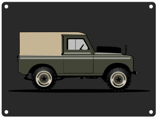 Land Rover Metal Sign 15x20cm (MINIMUM ORDER QUANITY x 4 UNITS )