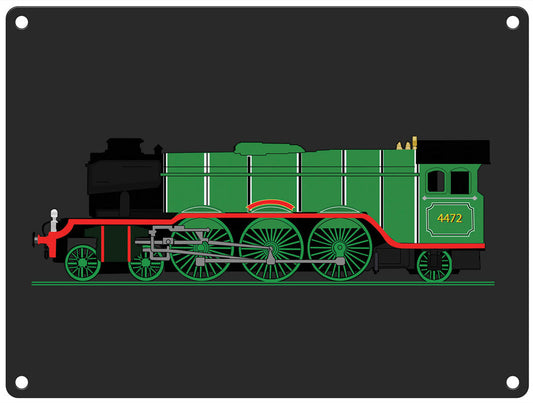 Flying Scotsman Metal Sign 15x20cm (MINIMUM ORDER QUANITY x 4 UNITS)