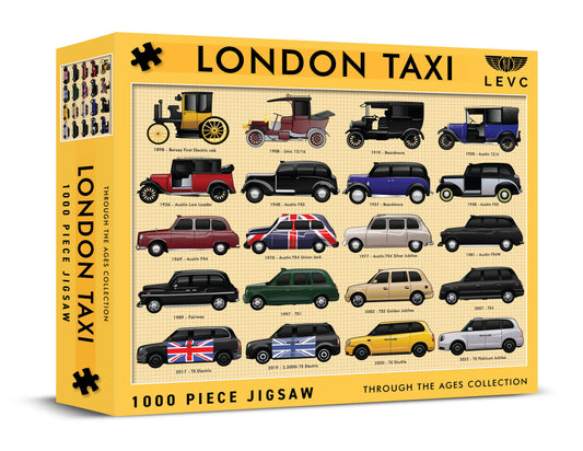 London Taxis 1000 Piece Jigsaw Puzzle (MINIMUM ORDER QUANITY x 4 UNITS )
