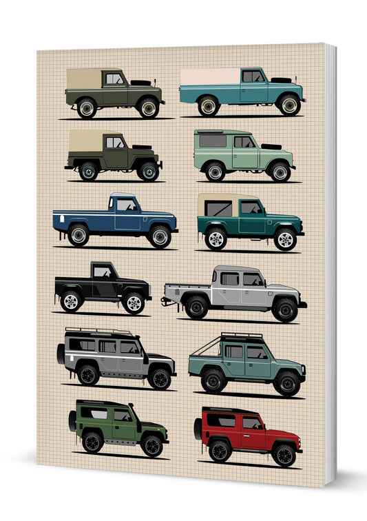 Land Rover A5 Softback Notebook (MINIMUM ORDER QUANITY x 6 UNITS )
