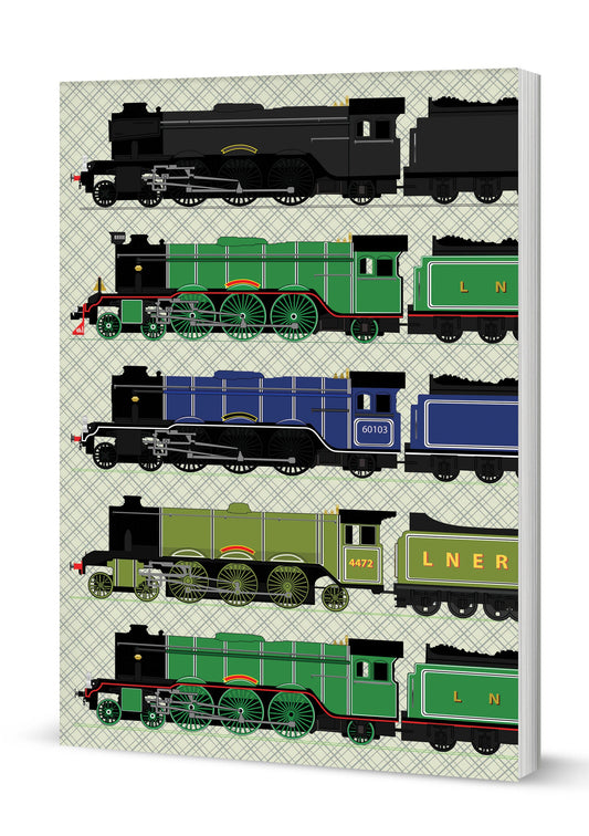 Flying Scotsman A5 Softback Notebook (MINIMUM ORDER QUANITY x 6 UNITS )