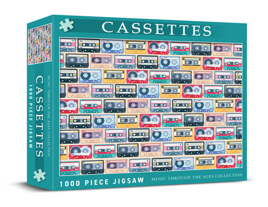 Cassette Tapes 1000 Piece Jigsaw Puzzle (MINIMUM ORDER QUANITY x 4 UNITS )