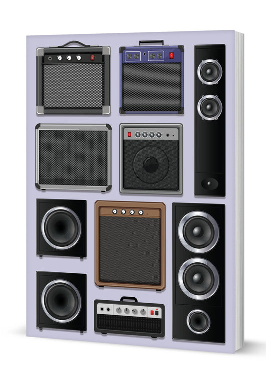 Speakers A5 Softback Notebook (MINIMUM ORDER QUANITY x 6 UNITS )