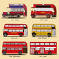 London Buses Greetings Card (150x150 blank)