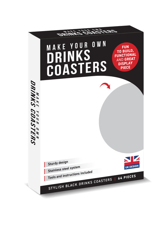 Make Your Own Drinks Coasters Metal Construction Set (MINIMUM ORDER QUANITY x 4 UNITS )