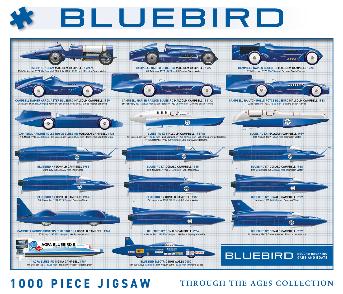 Bluebird 1000 Piece Jigsaw