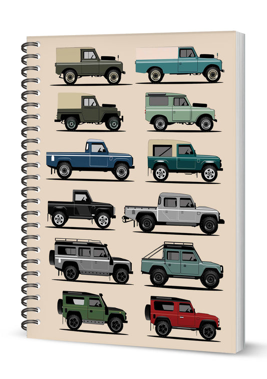 Landy Spiral Bound Notebook (A5 200 Pages Lined) (MINIMUM ORDER QUANTITY x 4 UNITS )