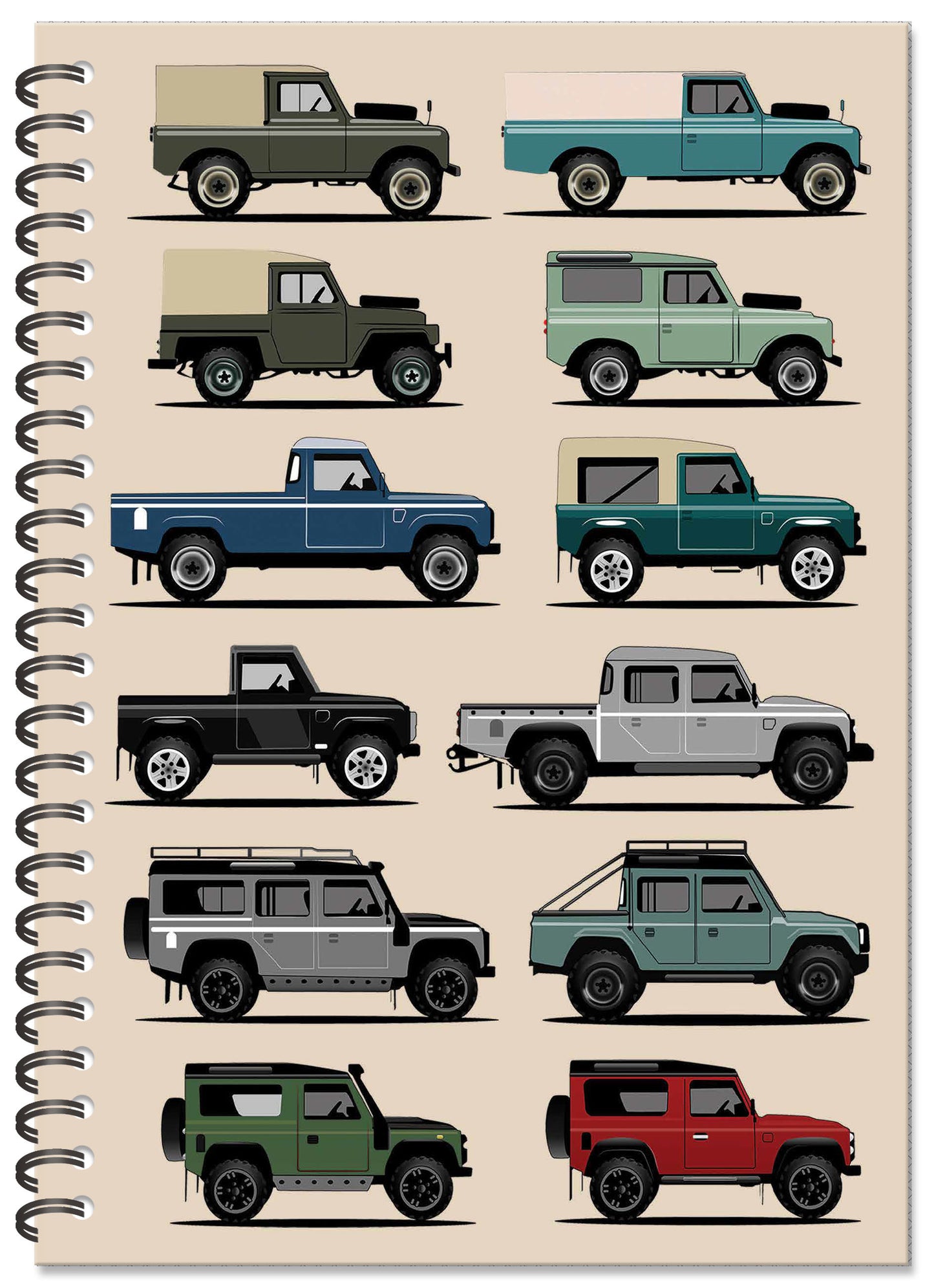 Landy Spiral Bound Notebook (A5 lined pages) (MINIMUM ORDER QUANTITY x 4 UNITS )