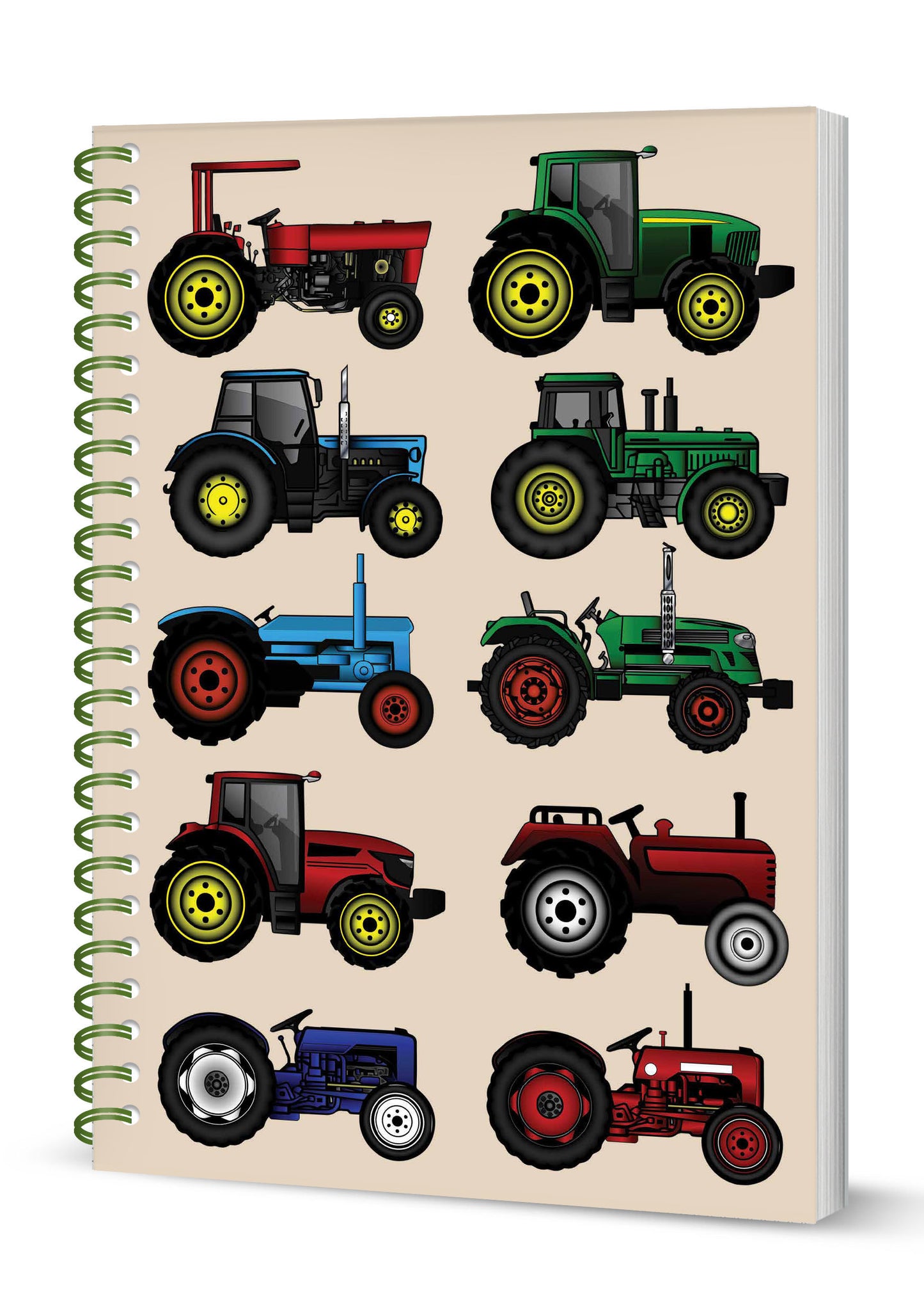 Tractors Spiral Bound Notebook (MINIMUM ORDER QUANTITY x 4 UNITS )