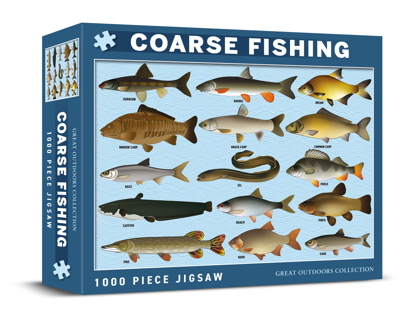 Coarse Fish 1000 Piece Jigsaw Puzzle