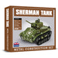 Sherman Tank Metal Construction Set