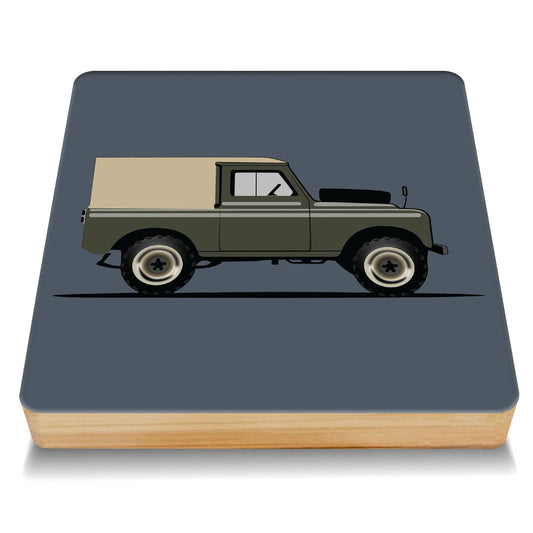 Land Rover Bamboo Drinks Coaster