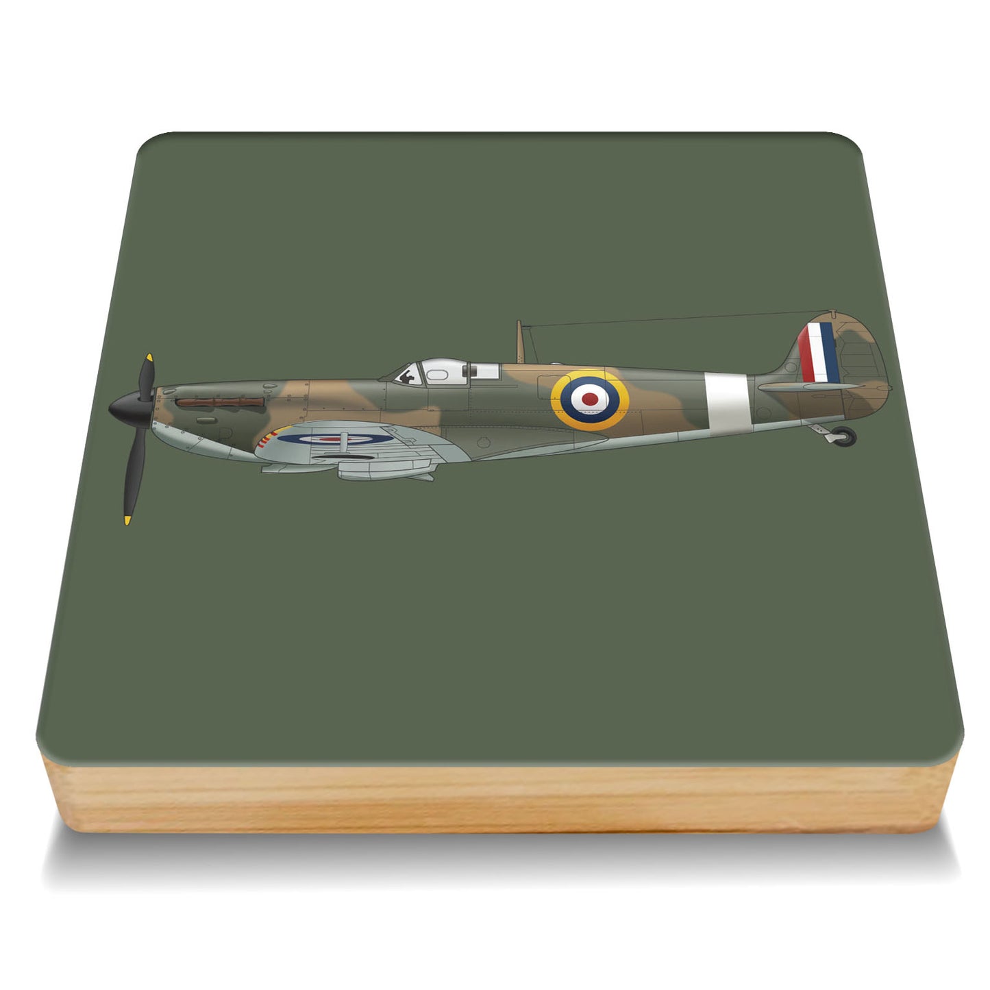 Spitfire Bamboo Drinks Coaster