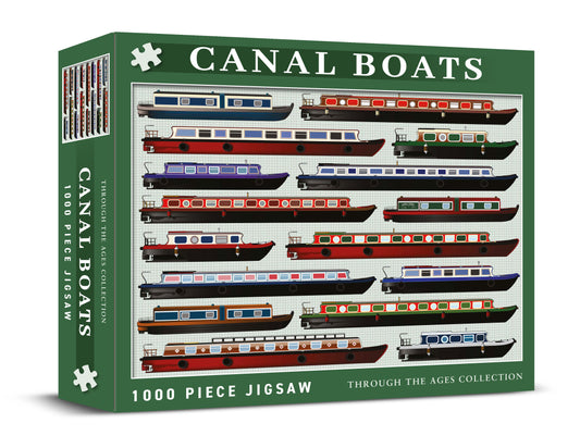 Canal Boats 1000 Piece Jigsaw Puzzle