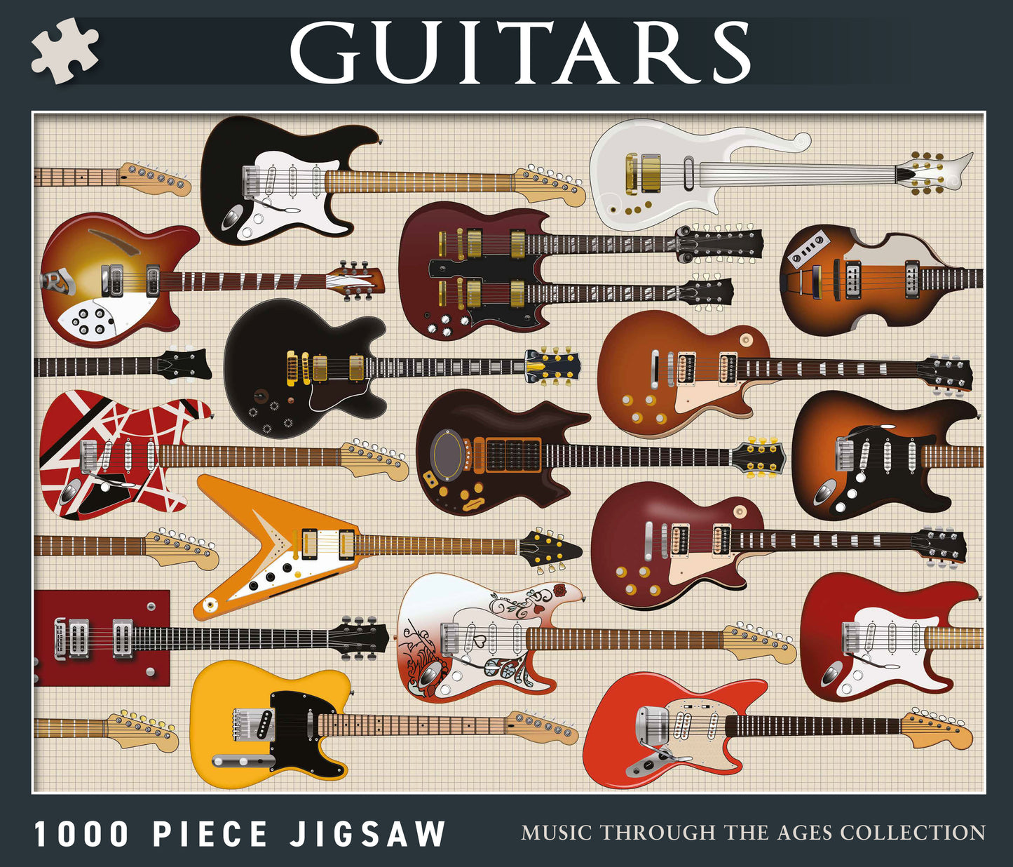 Guitars 1000 Piece Jigsaw Puzzle