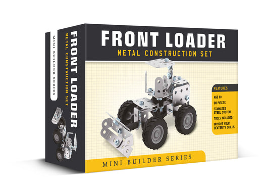 Mini Builder Series Front Loader Metal Construction Set