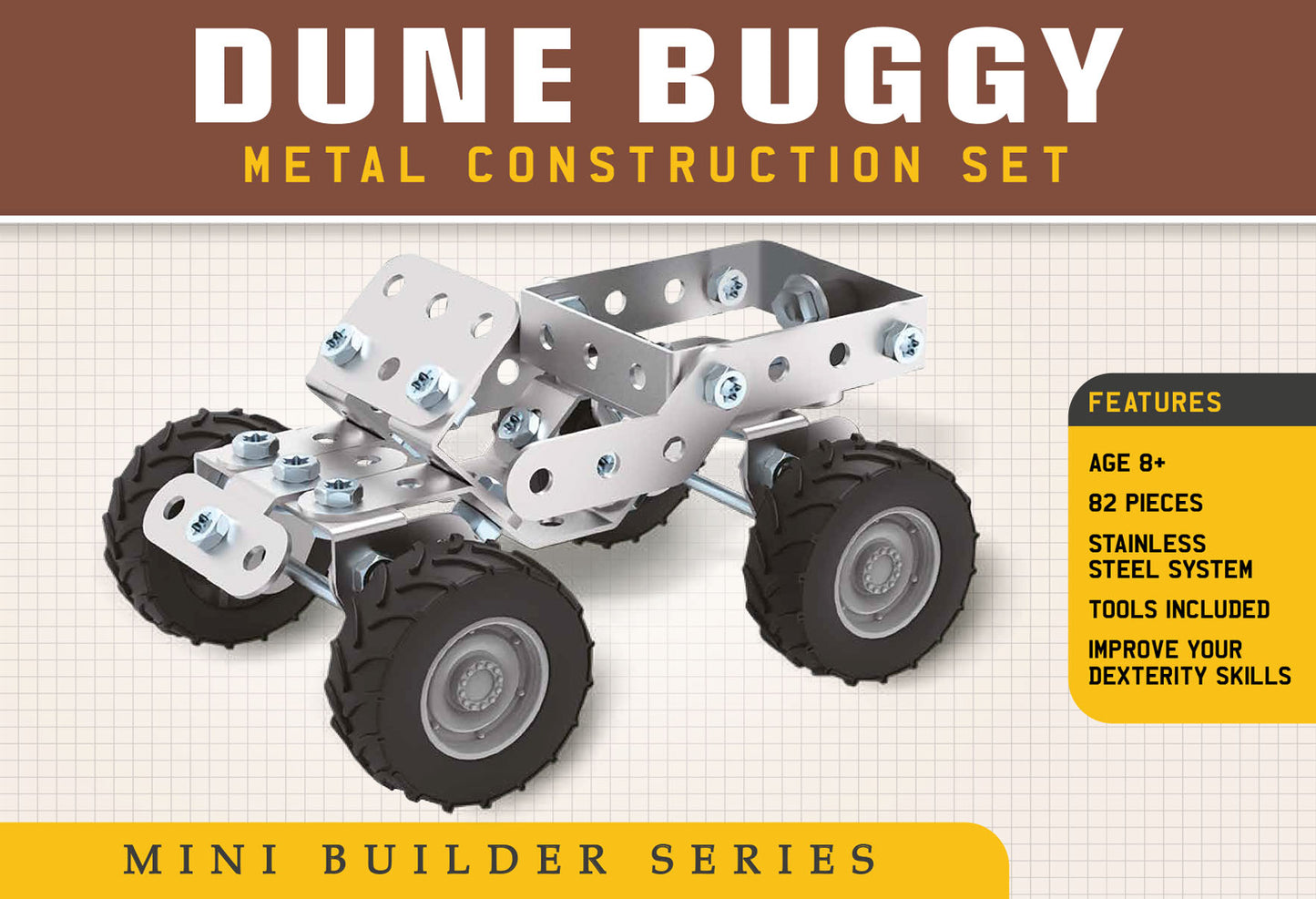 Mini Builder Series Dune Buggy Metal Construction Set