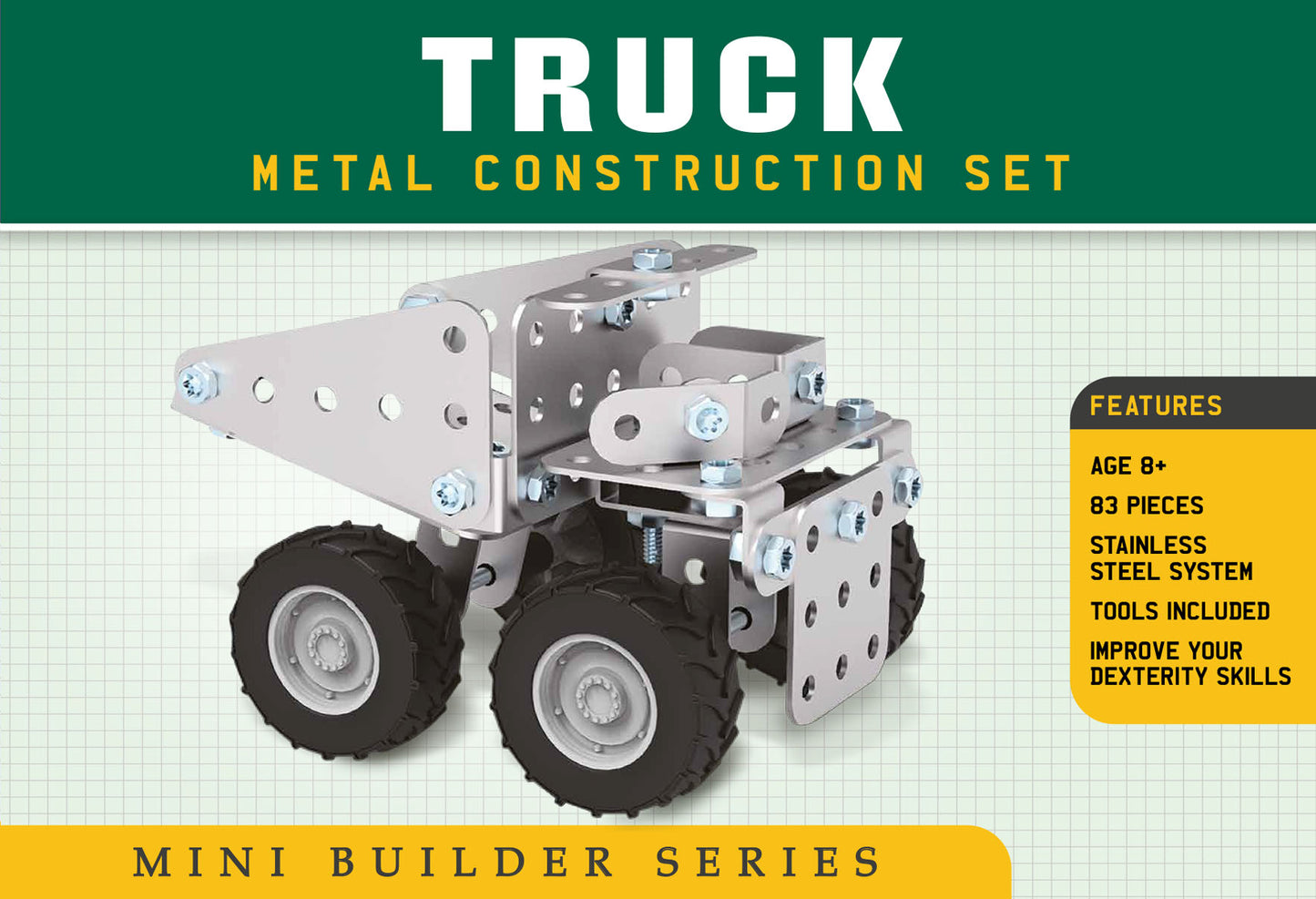 Mini Builder Series Truck Metal Construction Set