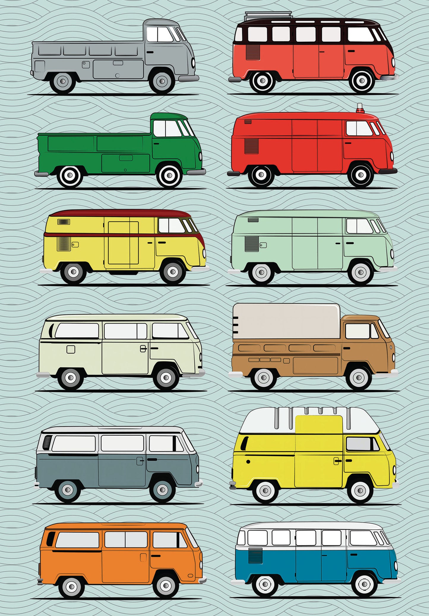 Camper Van Hardback Notebook (A5 120 pages lined)