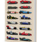 Grand Prix Cars Hardback Notebook (A5 120 pages lined)