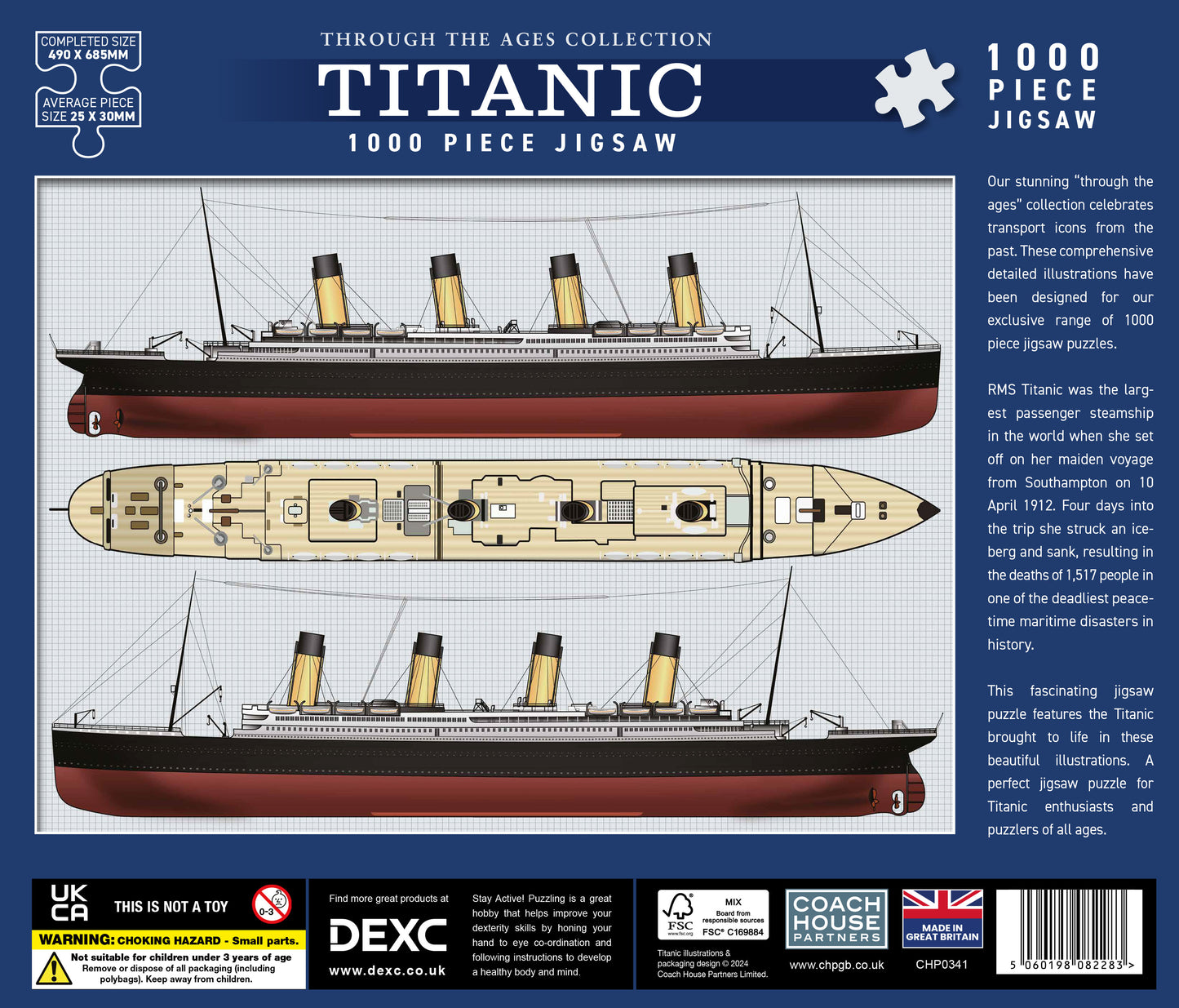 Titanic 1000 Piece Jigsaw