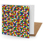 Cube Puzzle Greetings Card (150x150 Blank)