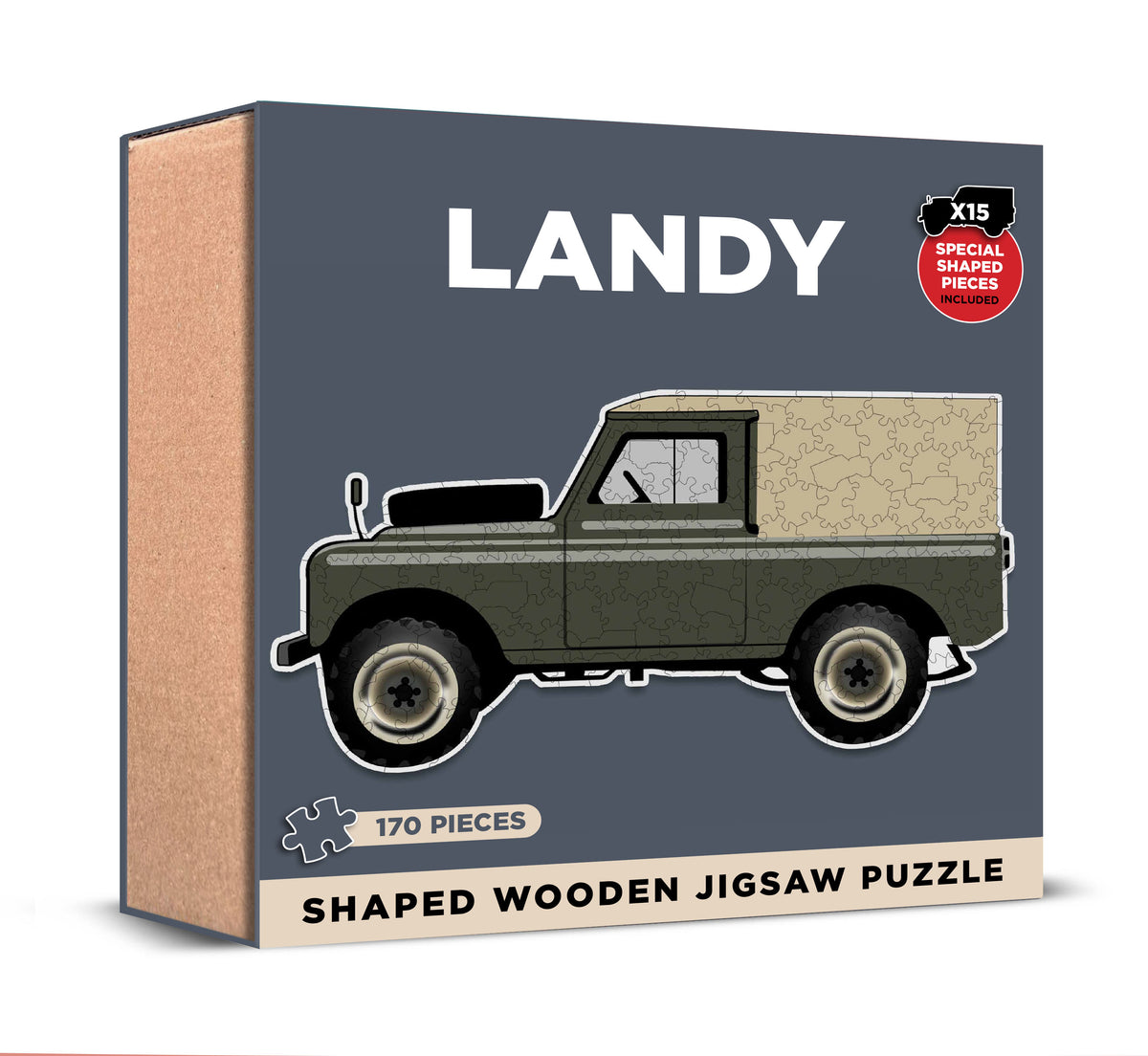 Landy Shaped Wooden Jigsaw (MINIMUM ORDER QUANTITY x 5 UNITS )