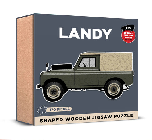 Landy Shaped Wooden Jigsaw (MINIMUM ORDER QUANTITY x 5 UNITS )