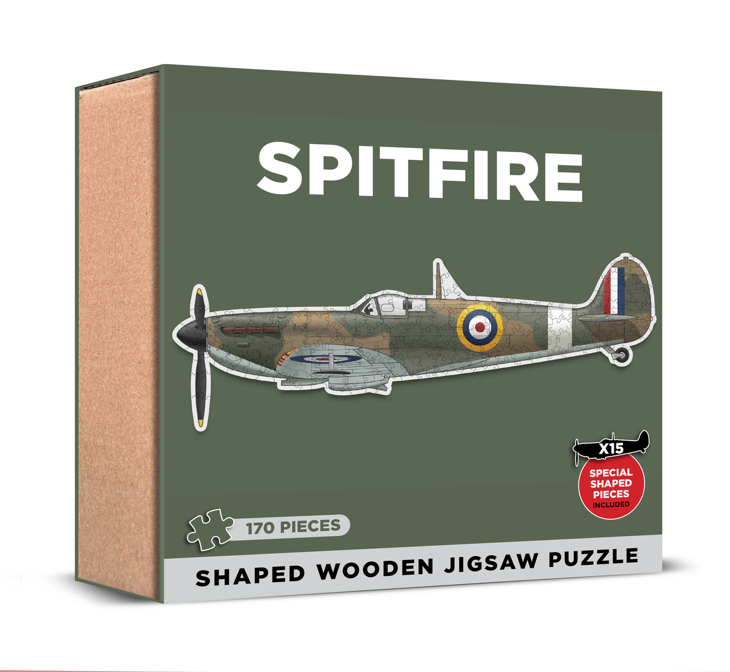 Spitfire Shaped Wooden Jigsaw (MINIMUM ORDER QUANITY x 4 UNITS )