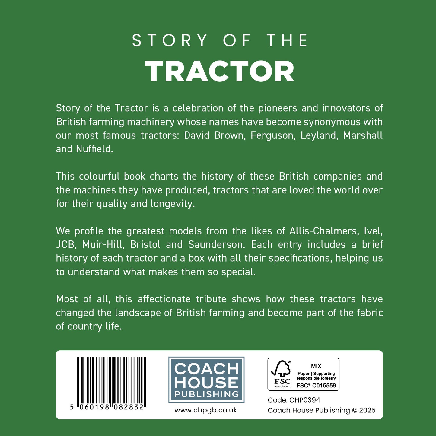 Story of the Tractor Handback Book (MINIMUM ORDER QUANITY x 4 UNITS )