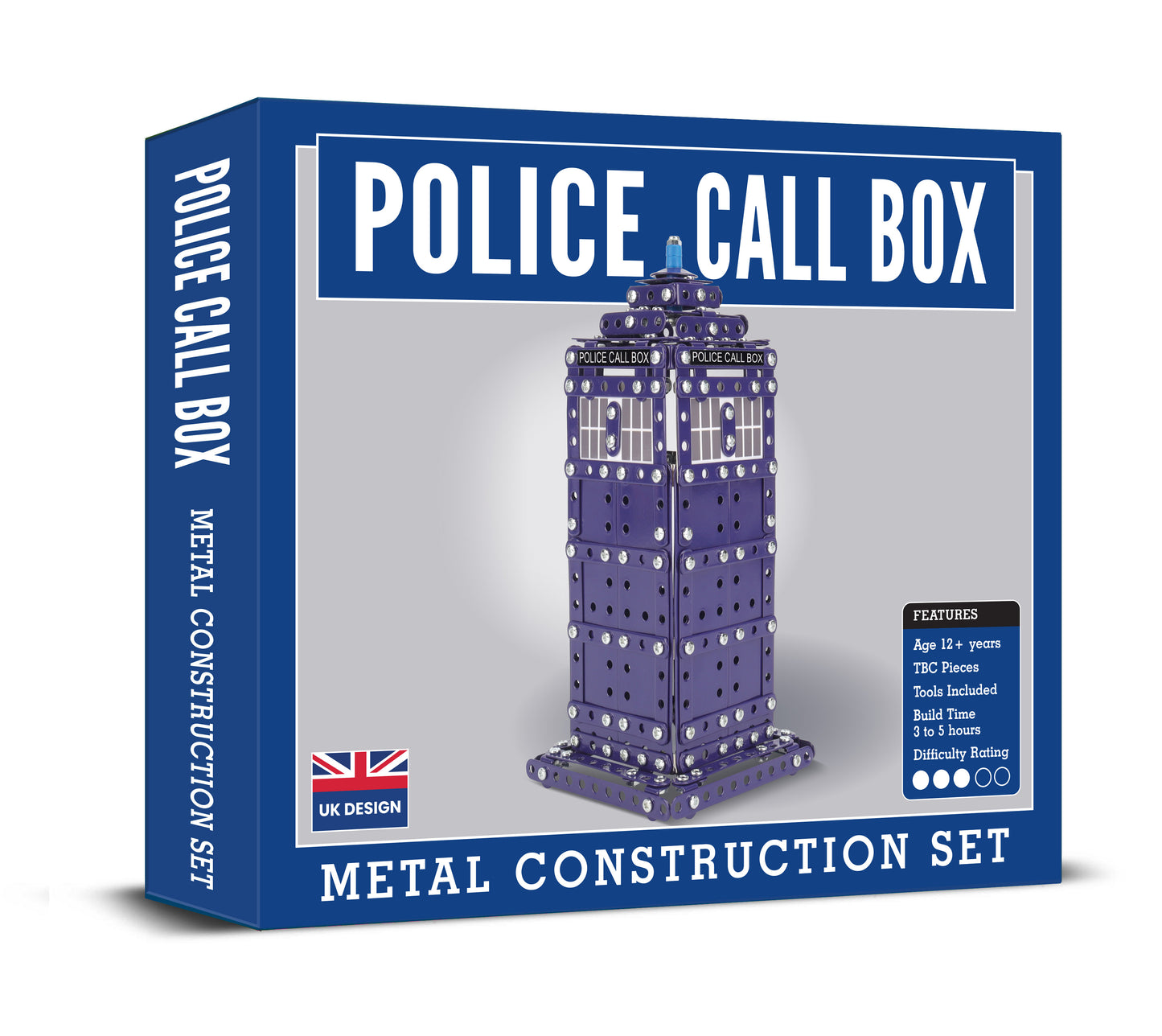 Police Call Box Metal Construction Set (MINIMUM ORDER QUANTITY x 4 UNITS)