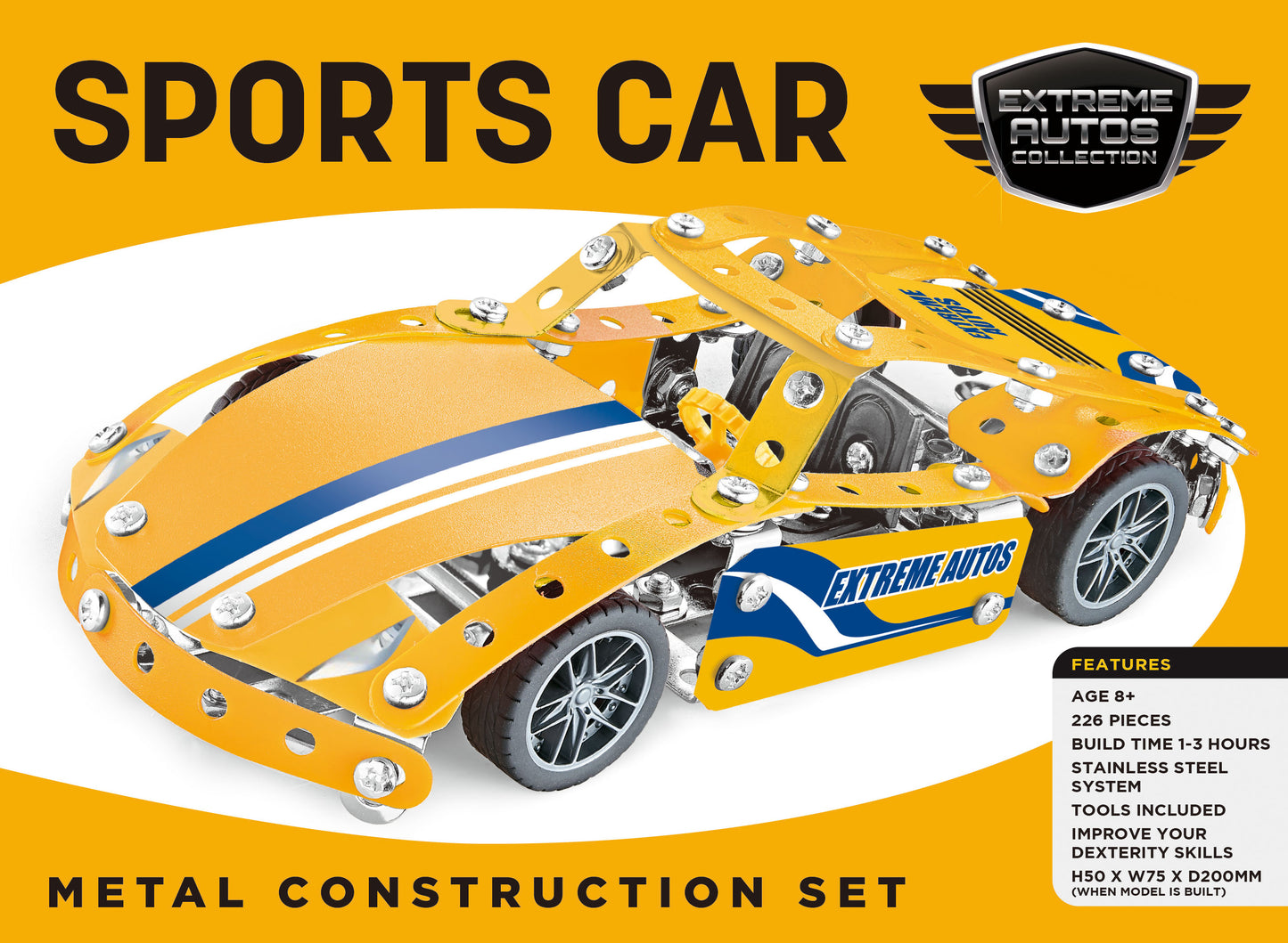 Sports Car Metal Construction Set (MINIMUM ORDER QUANITY x 5 UNITS )