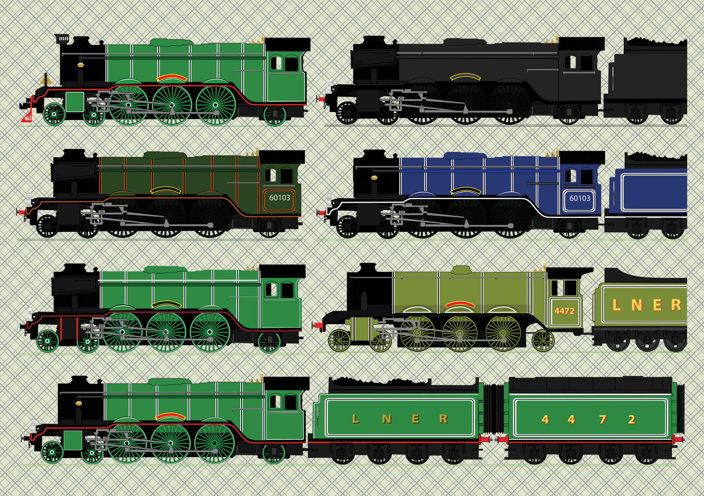 Flying Scotsman 99 Piece Jigsaw ( MINIMUM ORDER QUANITY x 4 UNITS )